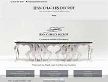 Tablet Screenshot of jeancharles-ducrot.com